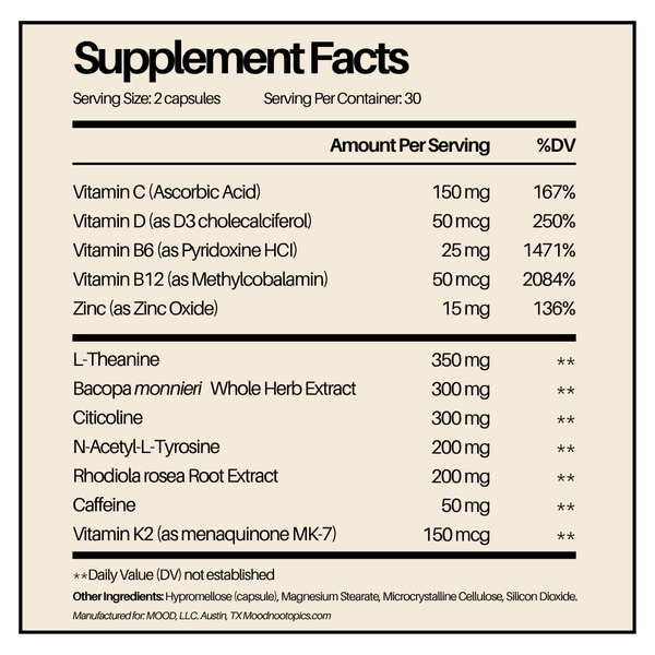 MOOD Nootropic Blend